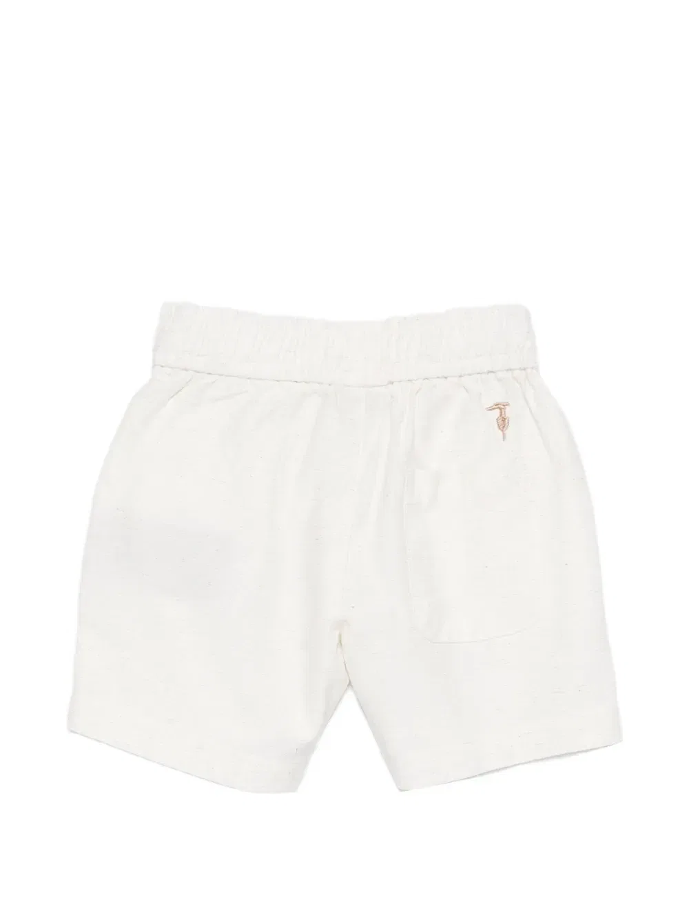 Шорты с эластичным поясом Trussardi Junior, бежевый — фото 2