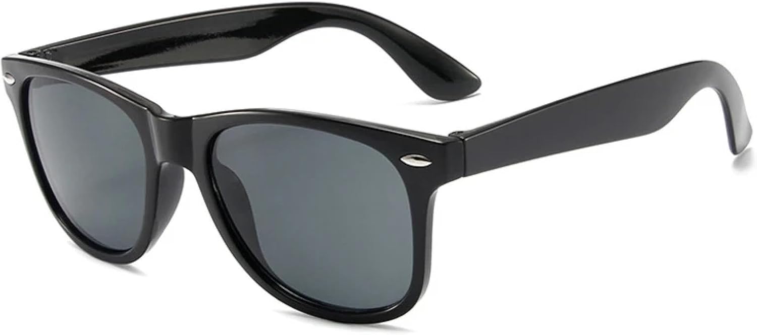 

Солнцезащитные очки с защитой от УФ-излучения UV400 | Цветные линзы Rivet Punk | Для женщин и мужчин, для занятий спортом на открытом воздухе и вождения DSVIGF, Black-black