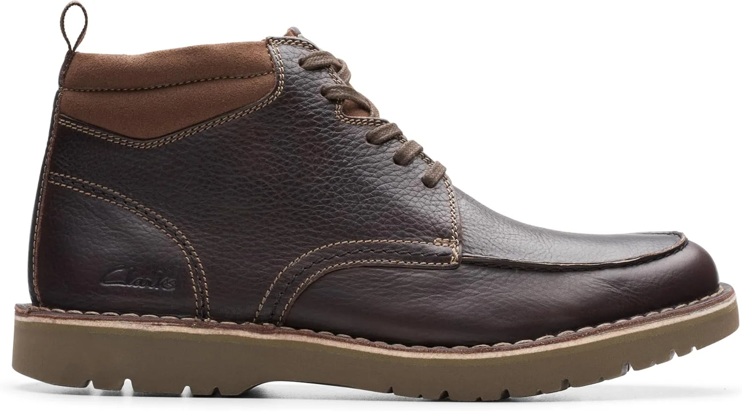 Мужские ботинки Clarks Eastridge Peak Chukka, темно-коричневый — фото 2