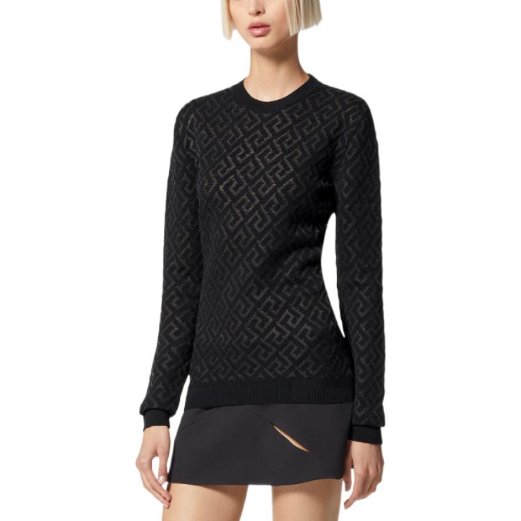 

Футболка FW22 Женская Черная VERSACE