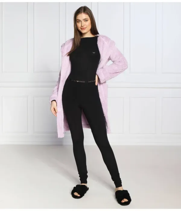 Леггинсы slim fit Emporio Armani, черный — фото 2