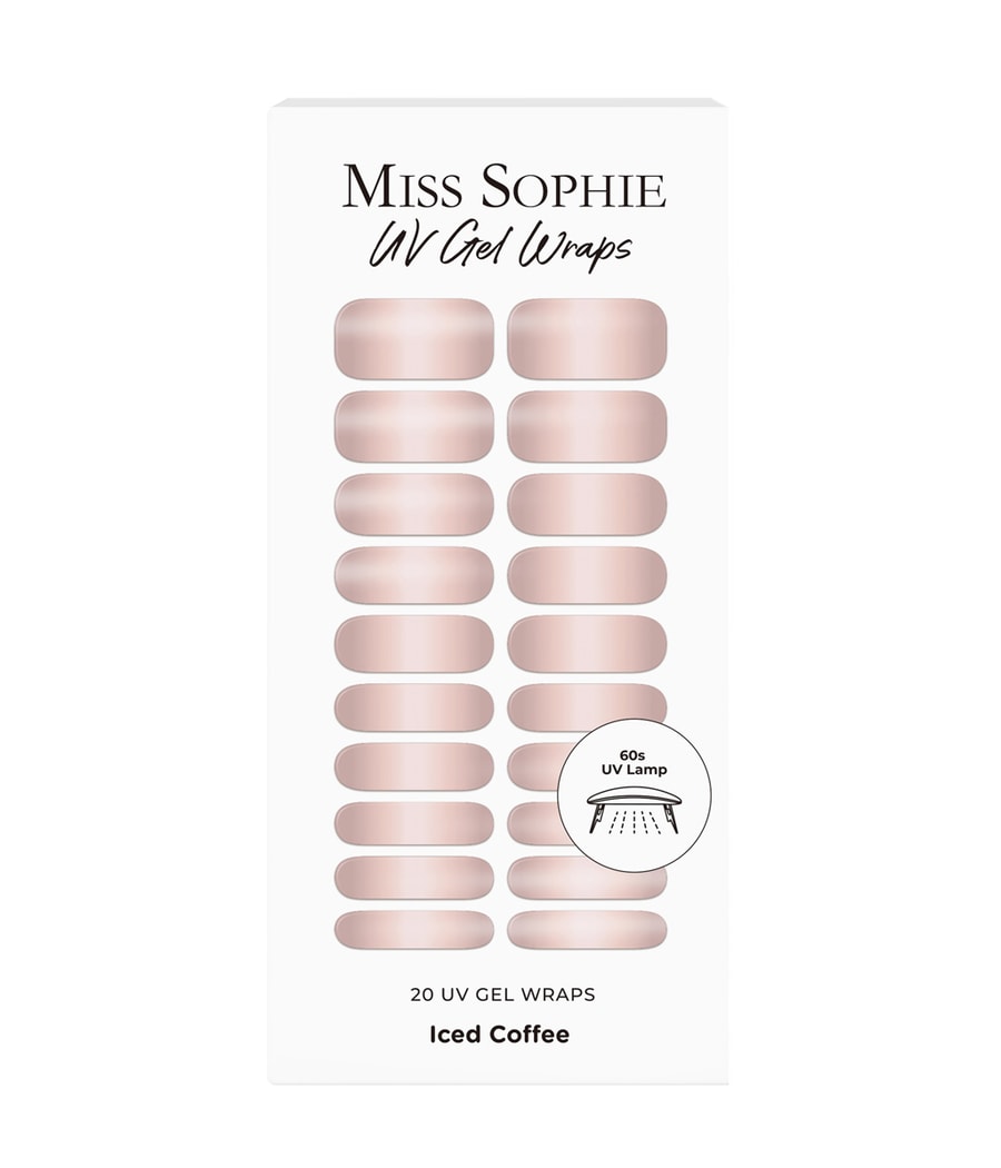 

Фольга для ногтей Miss Sophie UV Gel Wraps Iced Coffee, Iced Coffee, 20 шт.