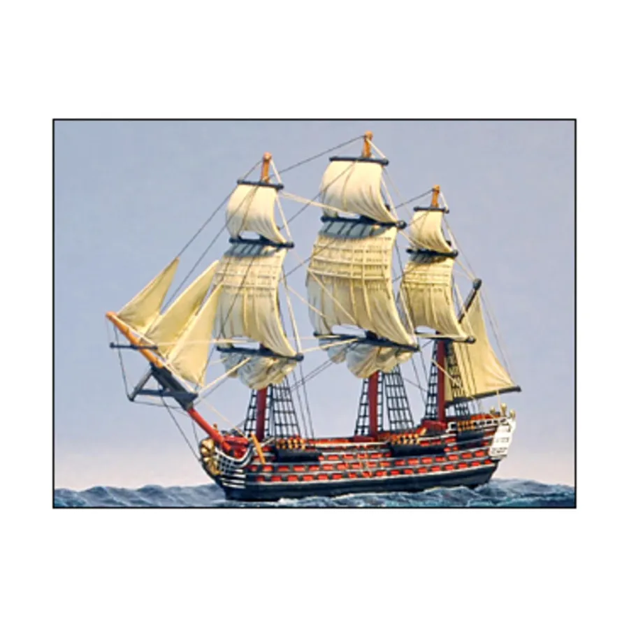 

130-пушечный линейный корабль - Эль Сантиссима Тринидад, Micronauts - Napoleonic Era Sailing Ships - Battle Sail Sets (1:1200)