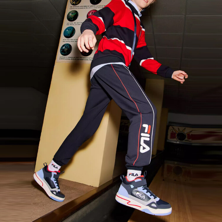 Толстовка GS Fila Kids, темно-синий — фото 4