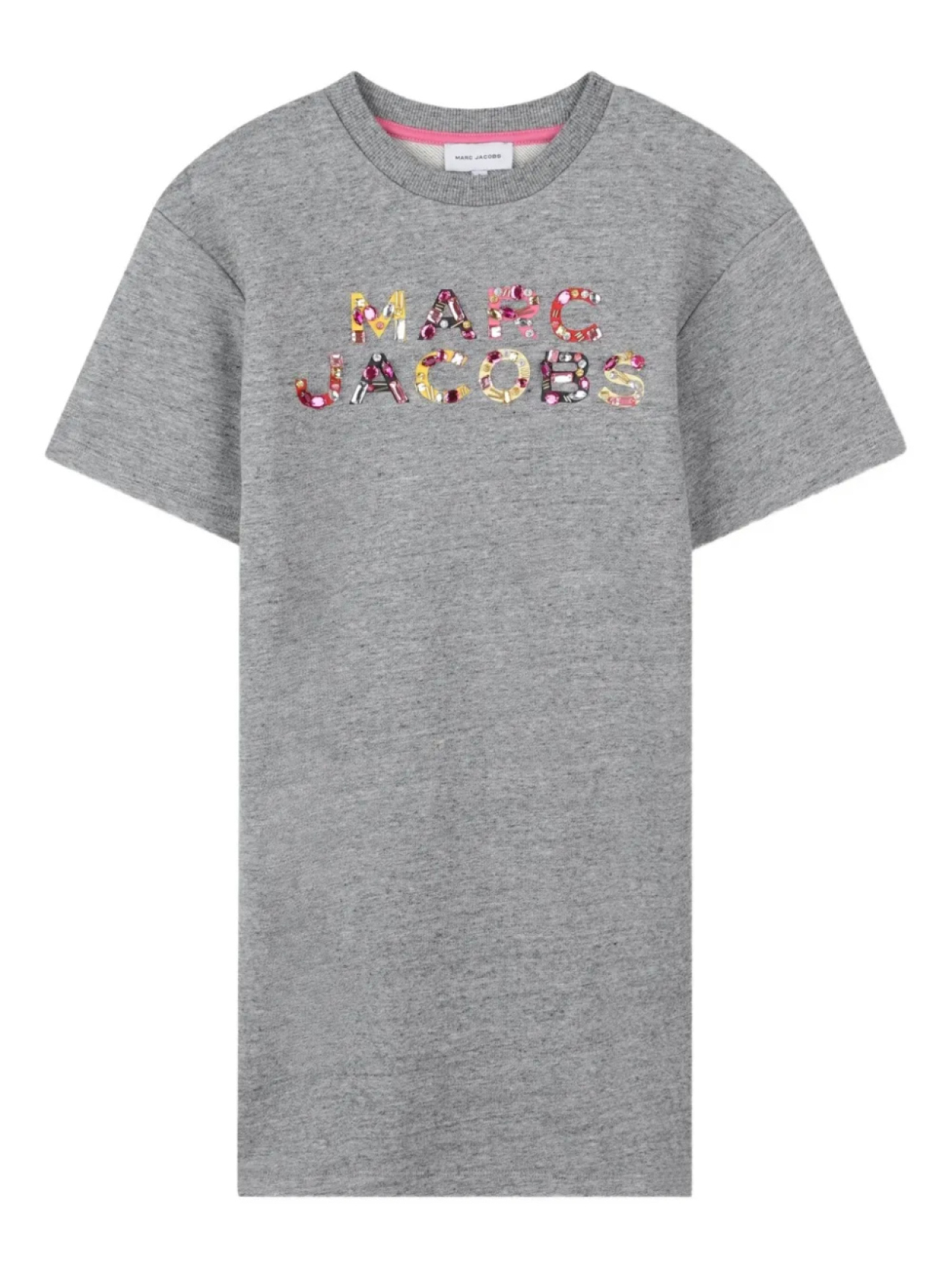 

Marc Jacobs Kids платье-футболка с логотипом, серый