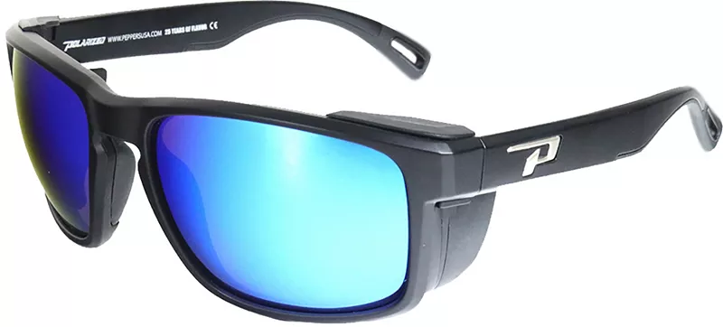 

Непотопляемые поляризационные солнцезащитные очки Peppers Sea Dweller Peppers Eyewear, цвет Matte Black/Blue Mirror