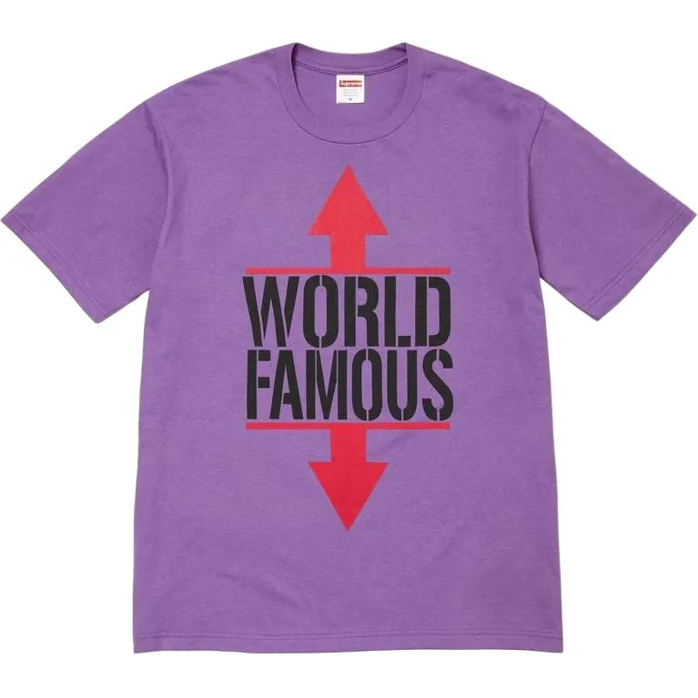 Футболка World Famous Unisex Supreme, Purple/Purple