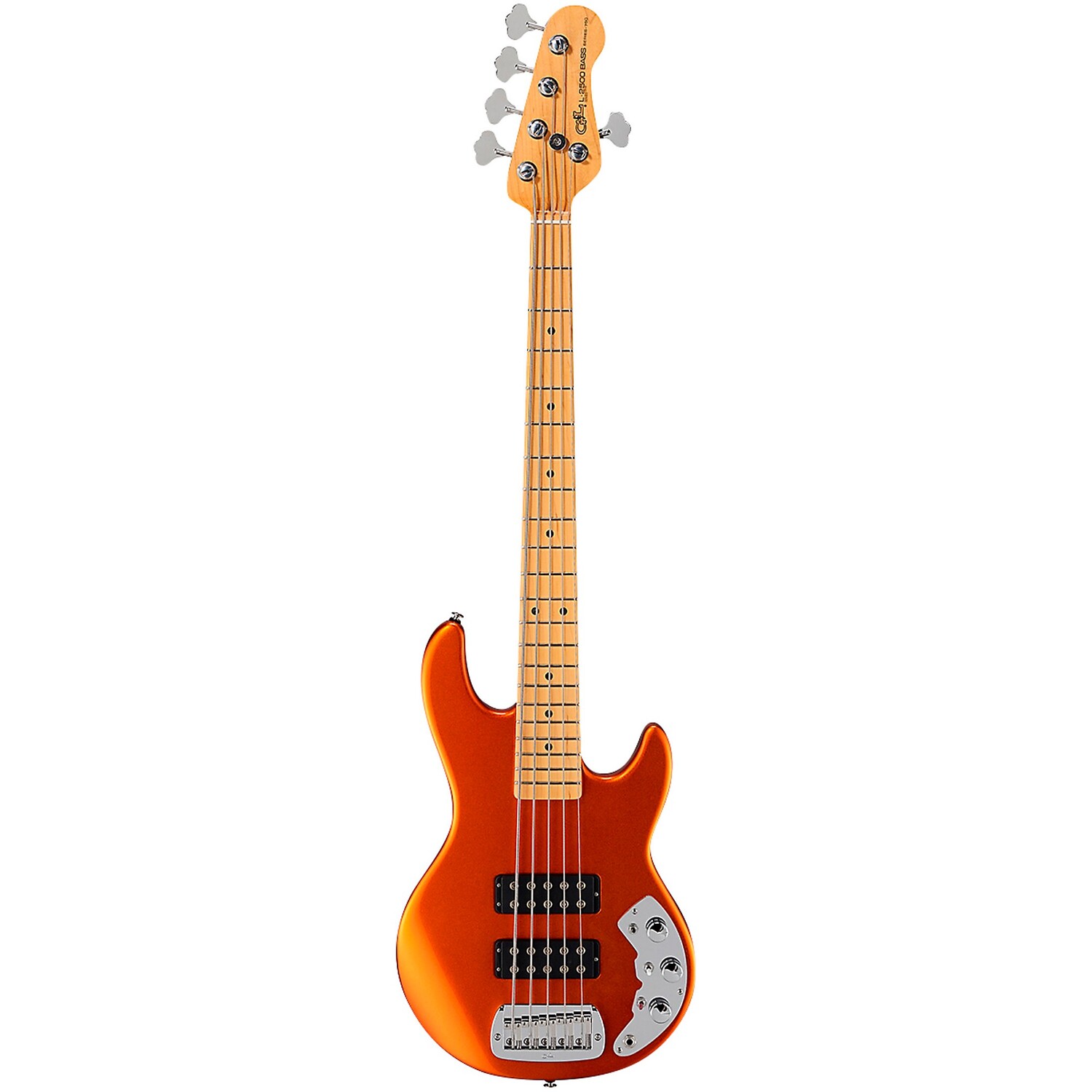 

G&L CLF Research L-2500 Series 750 5-струнная кленовая накладка на гриф Электрический бас-гитара Tangerine Metallic