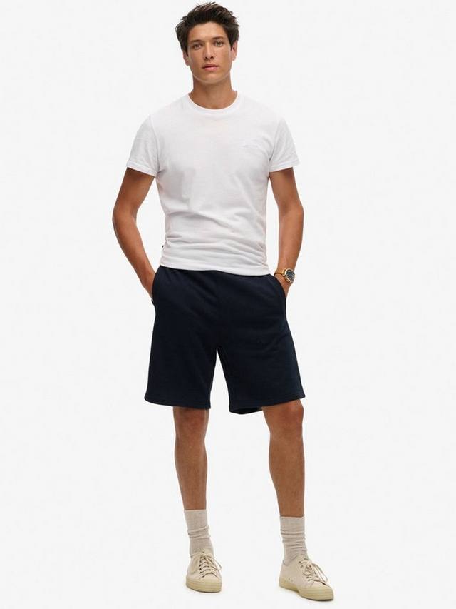 

Шорты из джерси с логотипом essential длиной до колен Superdry, цвет Eclipse Navy