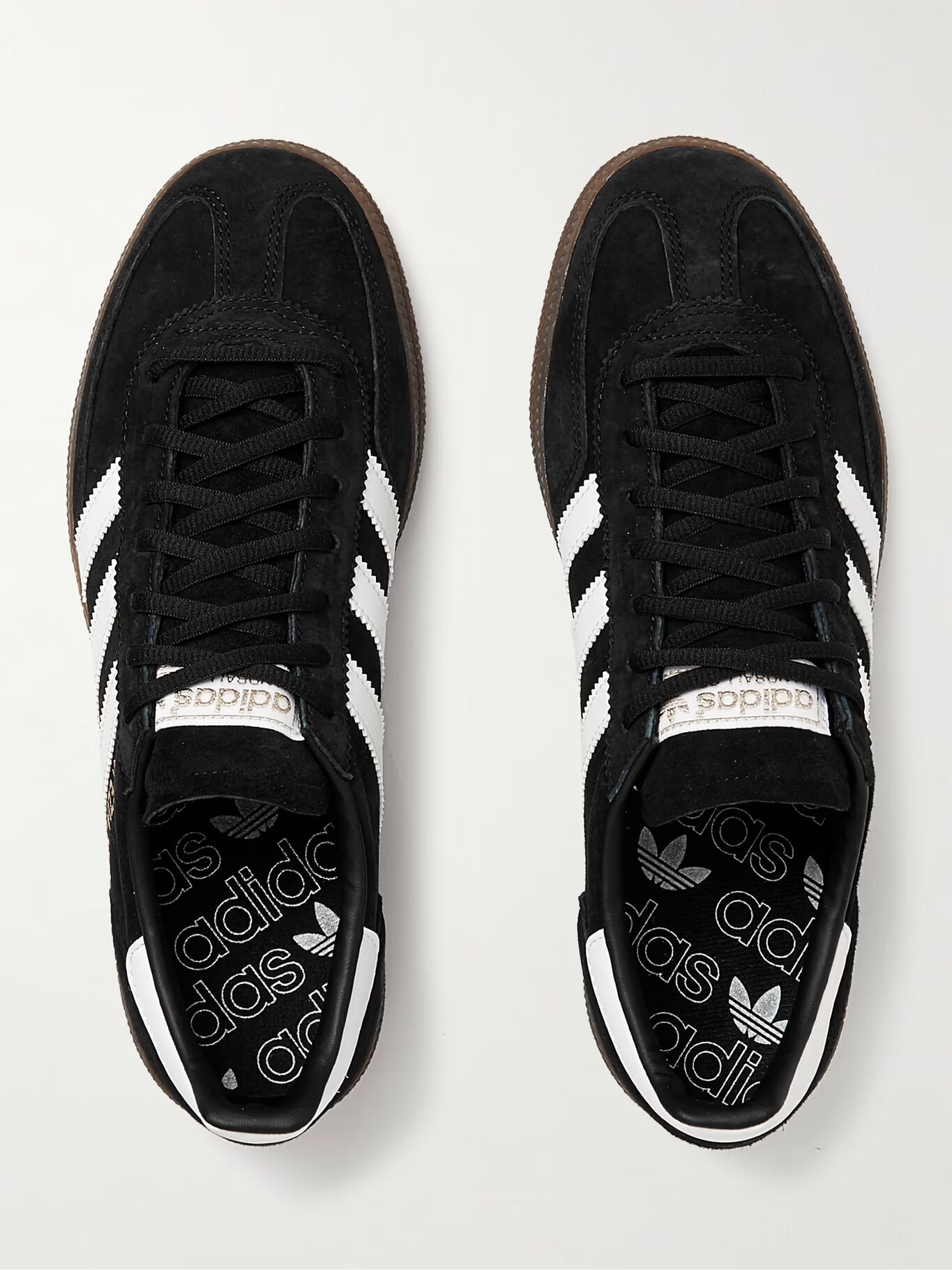 

Кроссовки Handball Spezial из замши и кожи ADIDAS ORIGINALS, черный