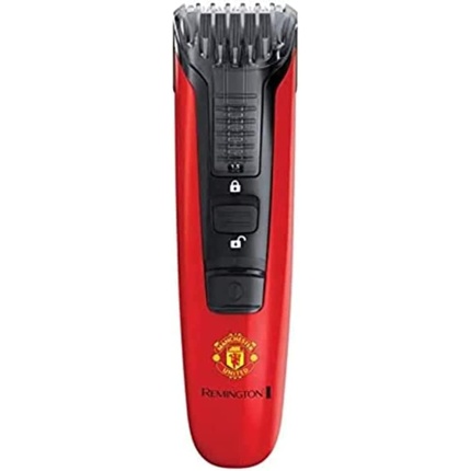

Триммер для бороды MB4128 Manchester United Edition для мужчин с высококачественными лезвиями из нержавеющей стали и 9 настройками длины - красный Remington