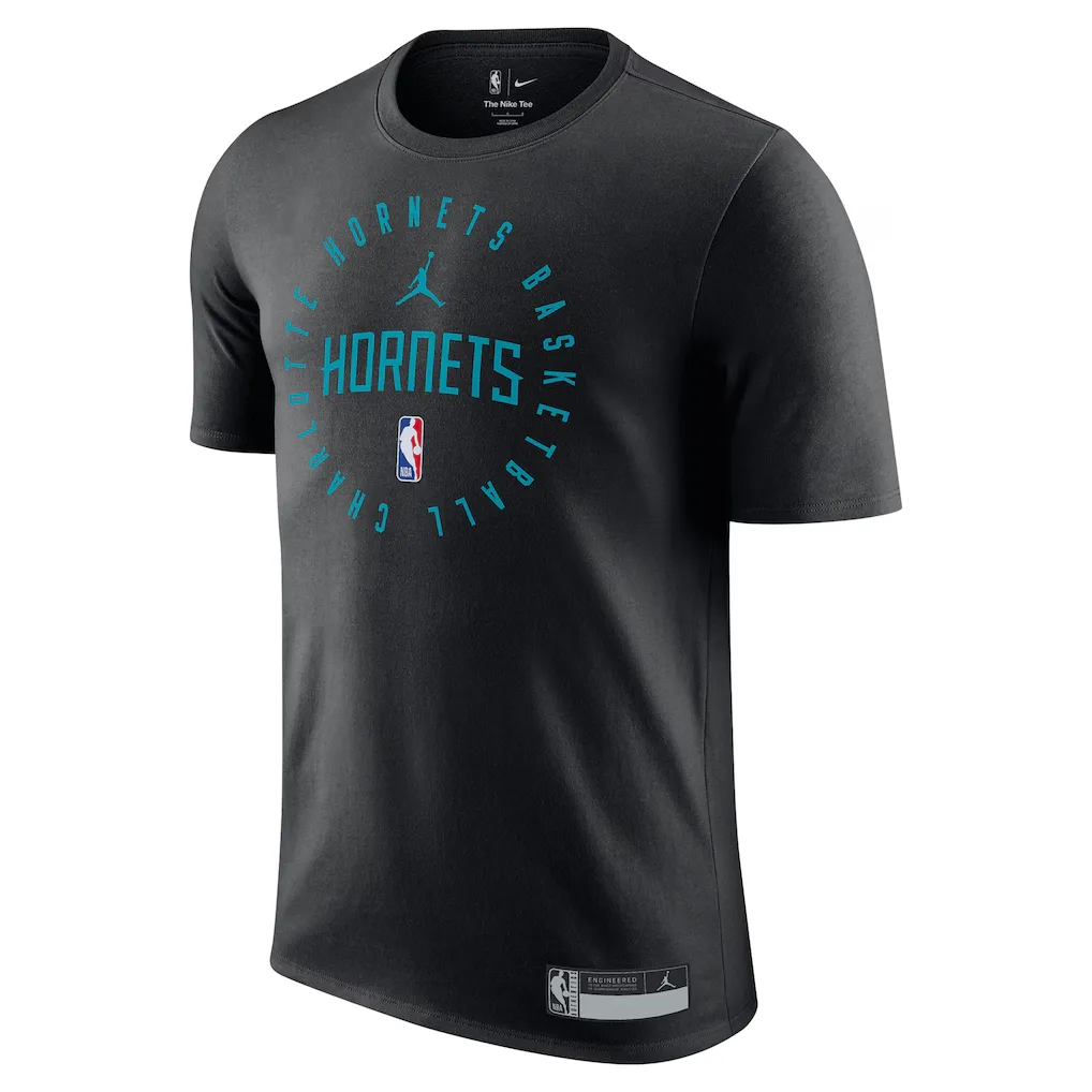 Футболка мужская NBA Charlotte Hornets 2024/25 Jordan, черный