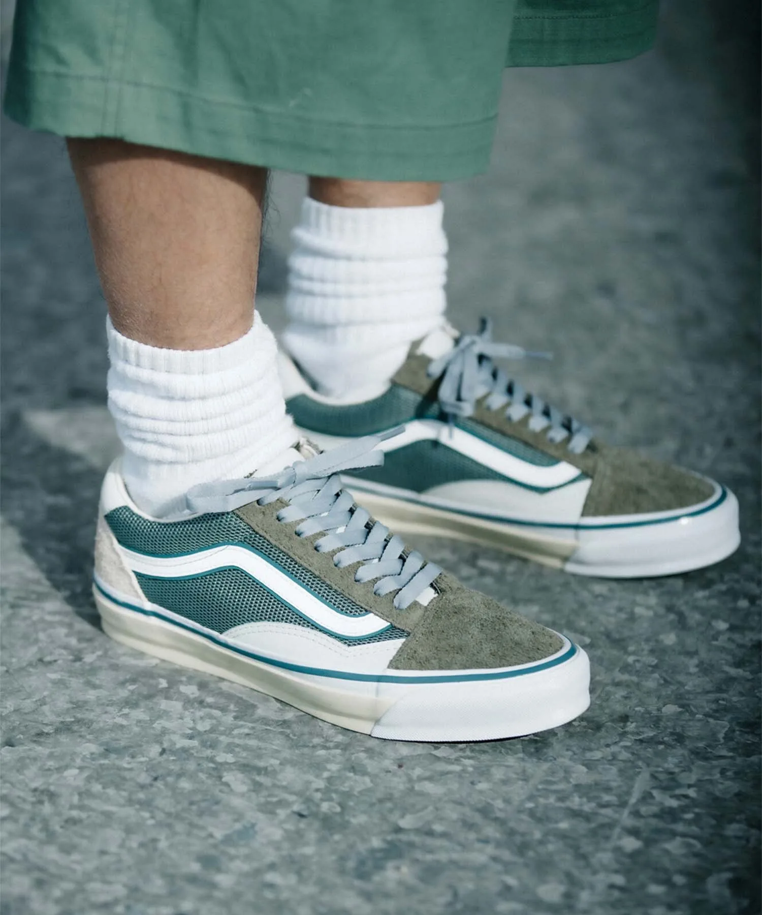 Унисекс кеды Old Skool 36 SP TDC VANS оливковые