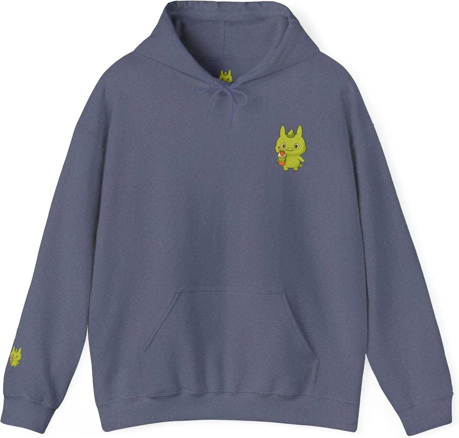

Playful Matcha Monster Hoodie, Green Tea Lover Gift, Cute Kawaii Sweatshirt