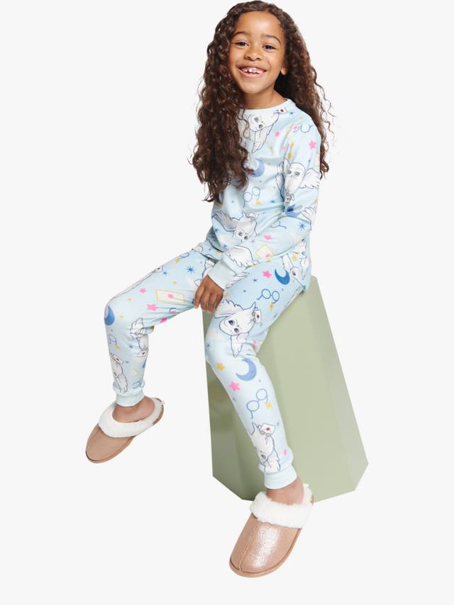 

Детский флисовый комплект пижамы Harry Potter Hedwig Brand Threads, Multi