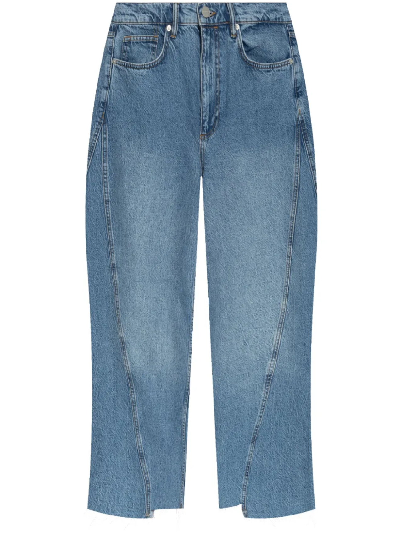 

Джинсы AllSaints Fox свободного кроя, синий