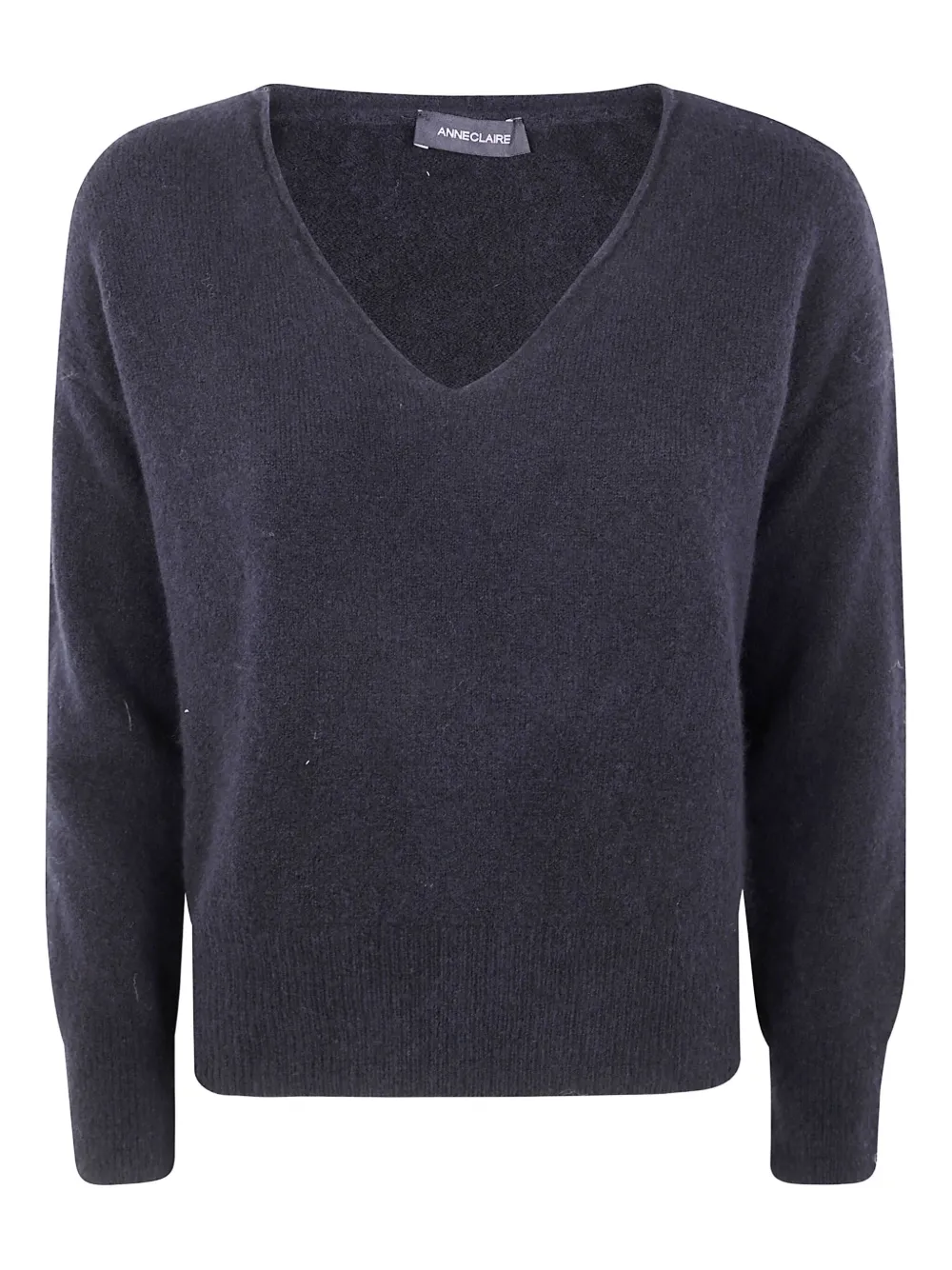 

Свитер с V-образным вырезом Anne Claire, черный