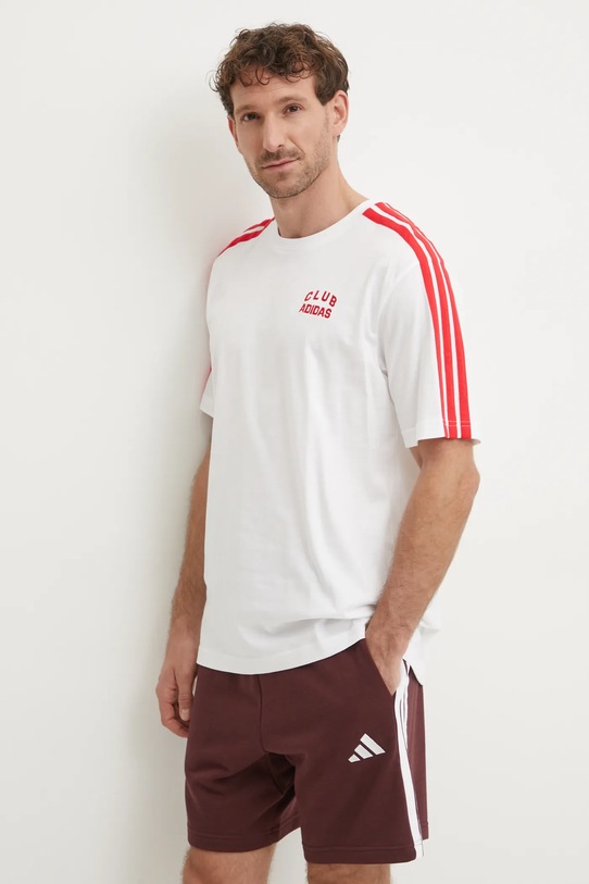 

Футболка хлопковая M C COLLE Collegiate Adidas, белый