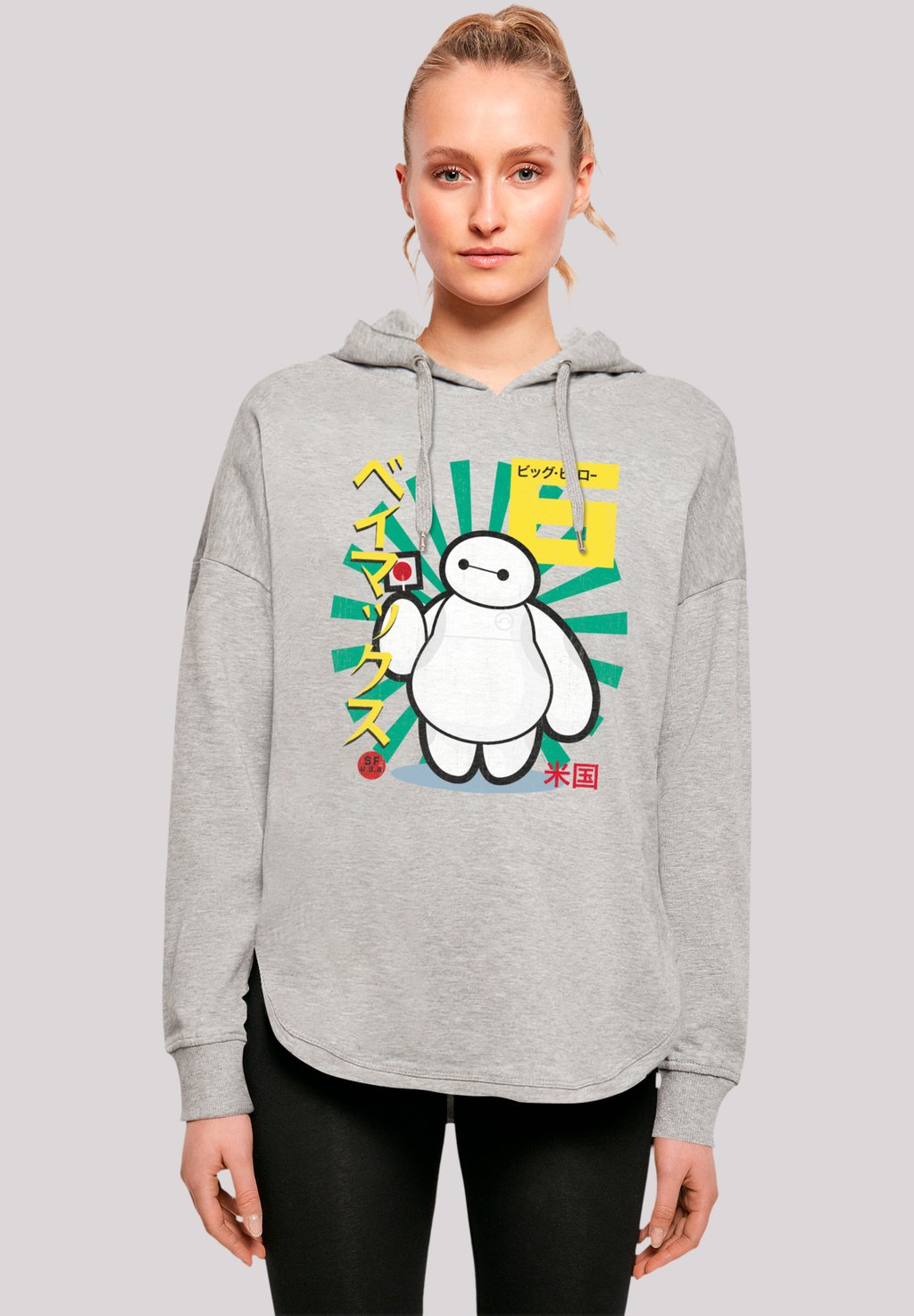 

Толстовка BIG HERO 6 BAYMAX LOLLYPOP - Hoodie F4NT4STIC, серый