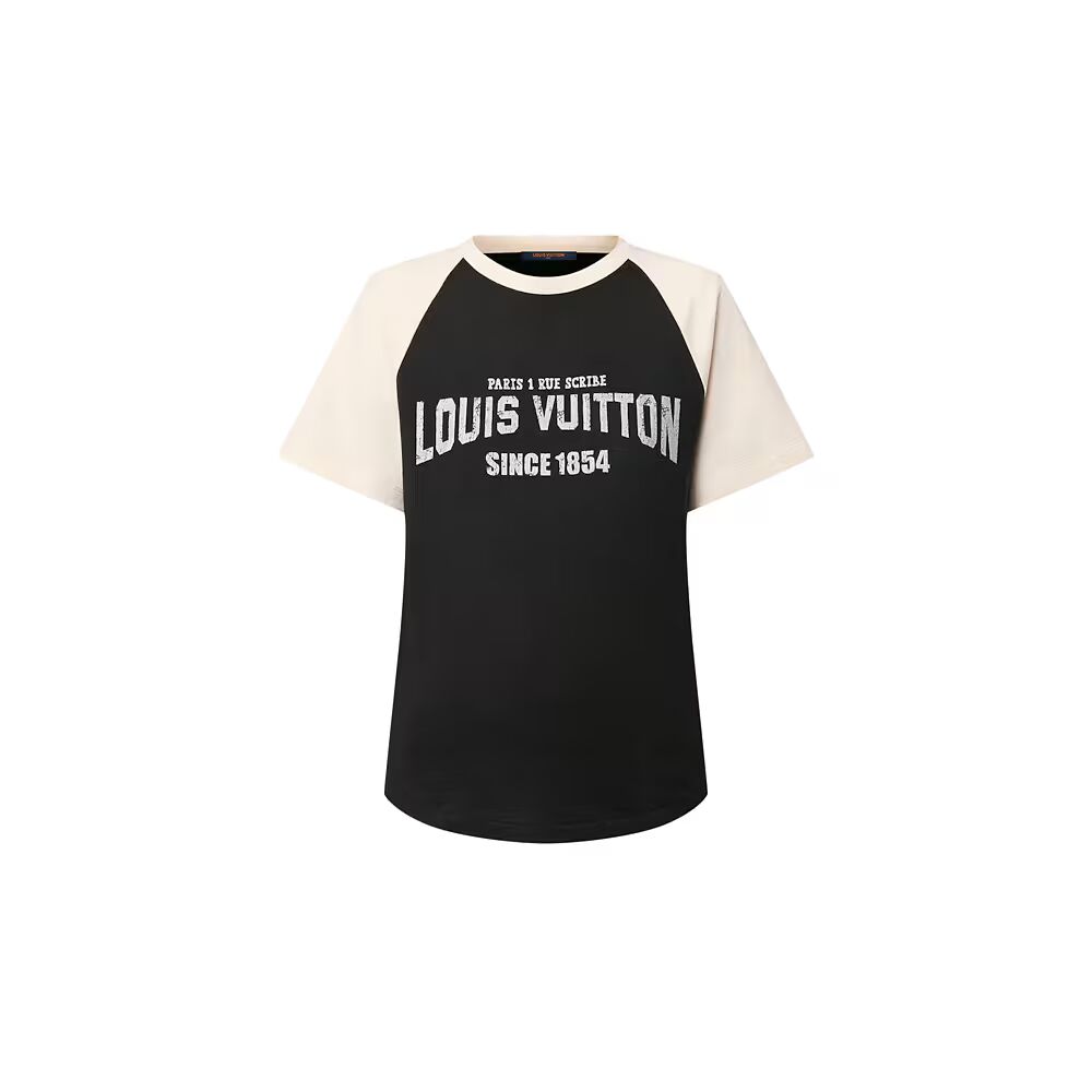 

Футболка с фирменной символикой университета Louis Vuitton, черный