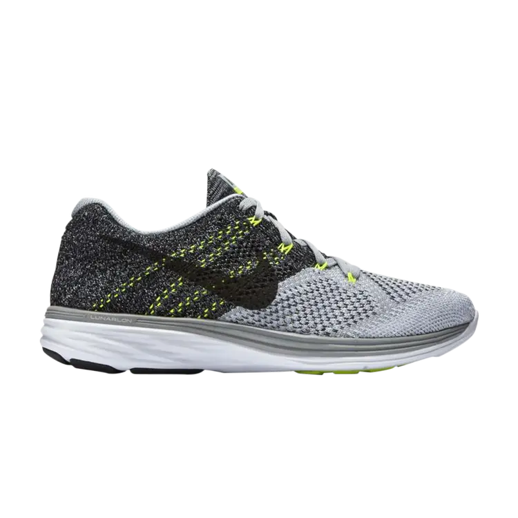 

Кроссовки Nike Flyknit Lunar 3, серый