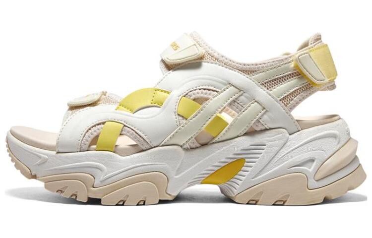 Пляжные сандалии женские белые/желтые Skechers