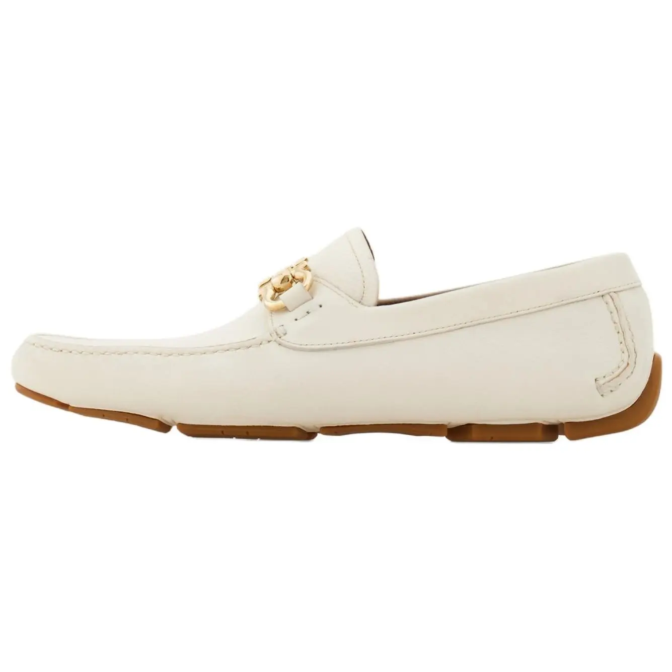 

Ferragamo GANCINI лоферы мужские бежевые