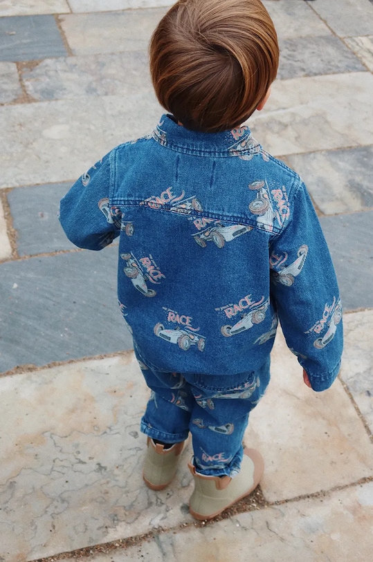 

Детская джинсовая куртка Magot Jacket GOTS Konges Sløjd, синий