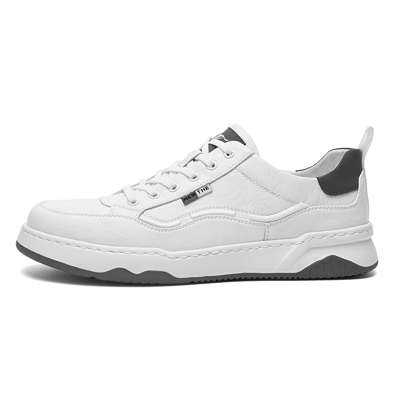 

SEPTWOLVES Мужские лоу-топ скейтборд кроссовки белые, цвет White (Standard Leather Shoe Size)