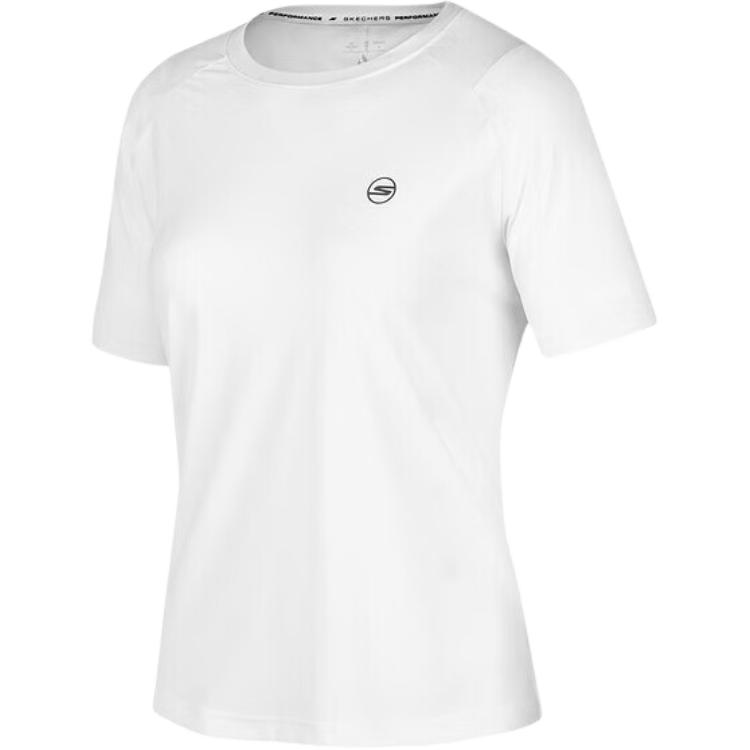 

Футболка с рукавом реглан женская ярко-белая Skechers