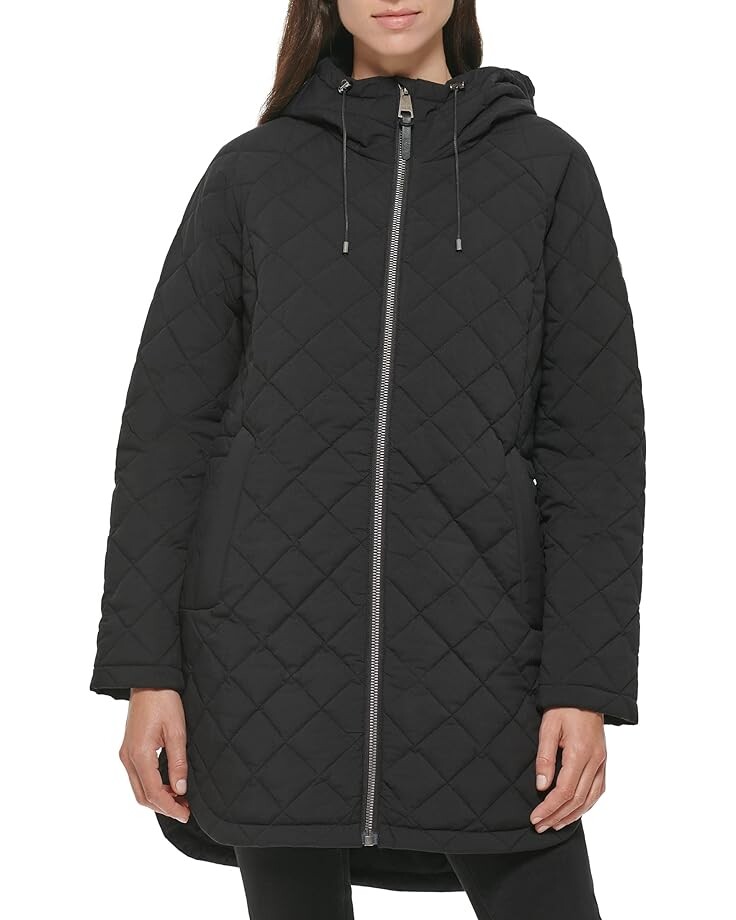 

Куртка DKNY Diamond Quilt, черный
