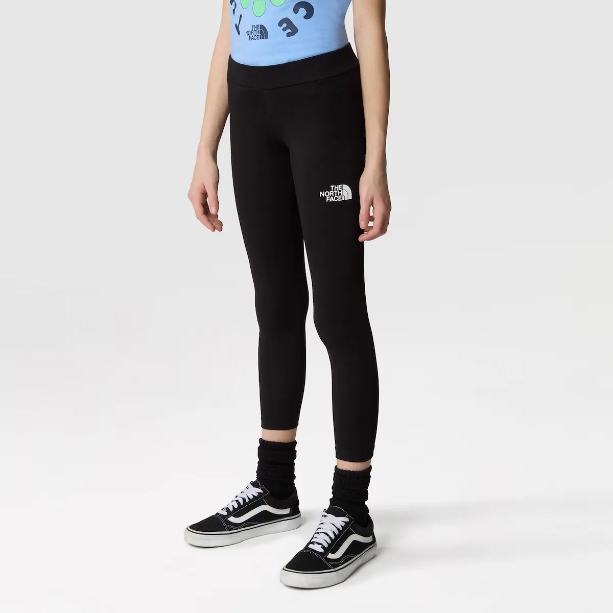 

Леггинсы с графическим принтом для женщин The North Face, черный