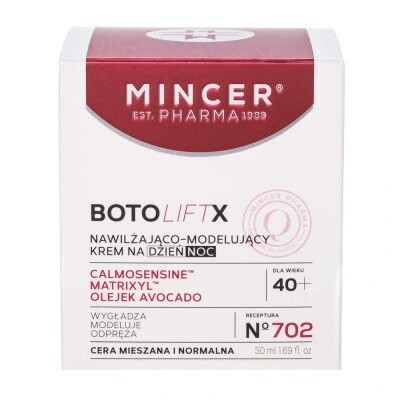 Крем для лица Mincer Pharma — Увлажняющий и моделирующий для дня и ночи 702С, , Boto Lift X, 50 мл — фото 3