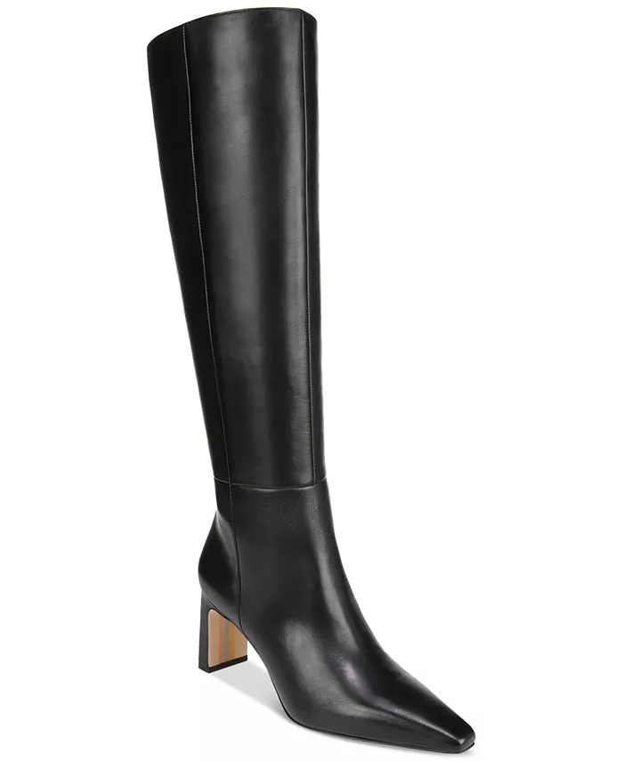 Высокие сапоги Sylvia с зауженным носком, стандартной и широкой голени Sam Edelman, слоновая кость/кремовый