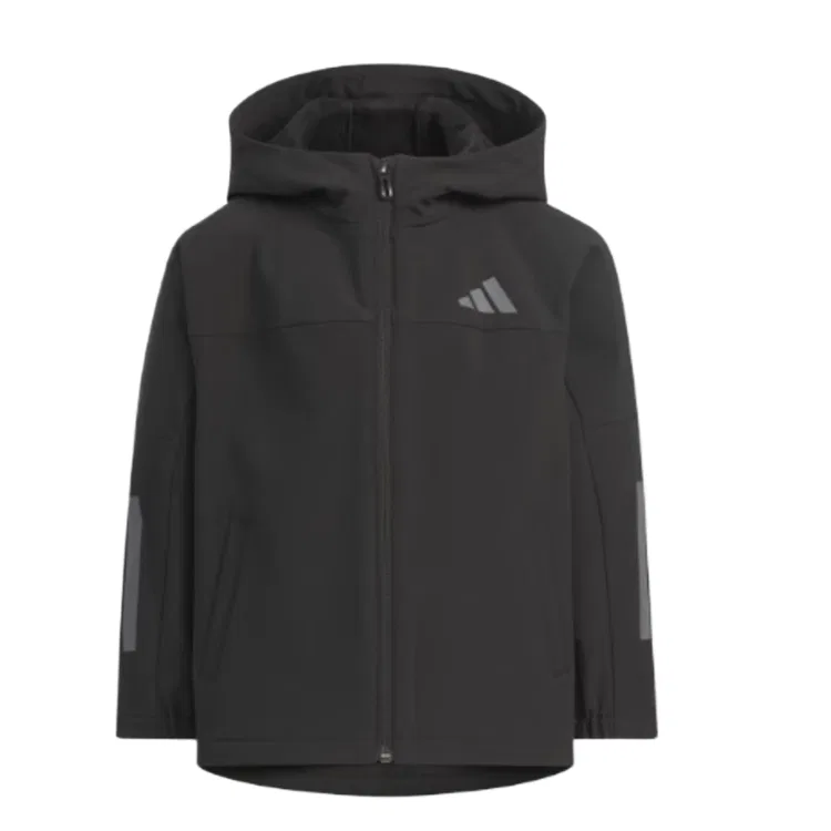 Детская куртка с капюшоном Adidas Black