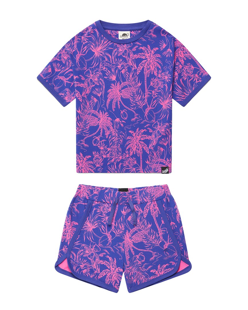 

Комплект Boardies Palms: футболка и шорты Boardies, синий