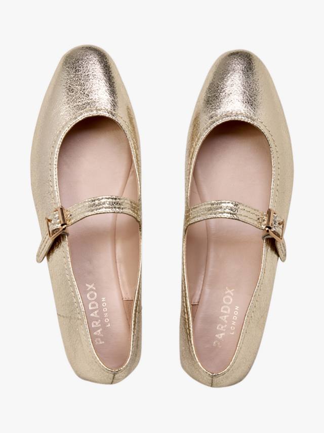 Туфли Mary Jane Parisienne Wide Fit Paradox London, Champagne — фото 4