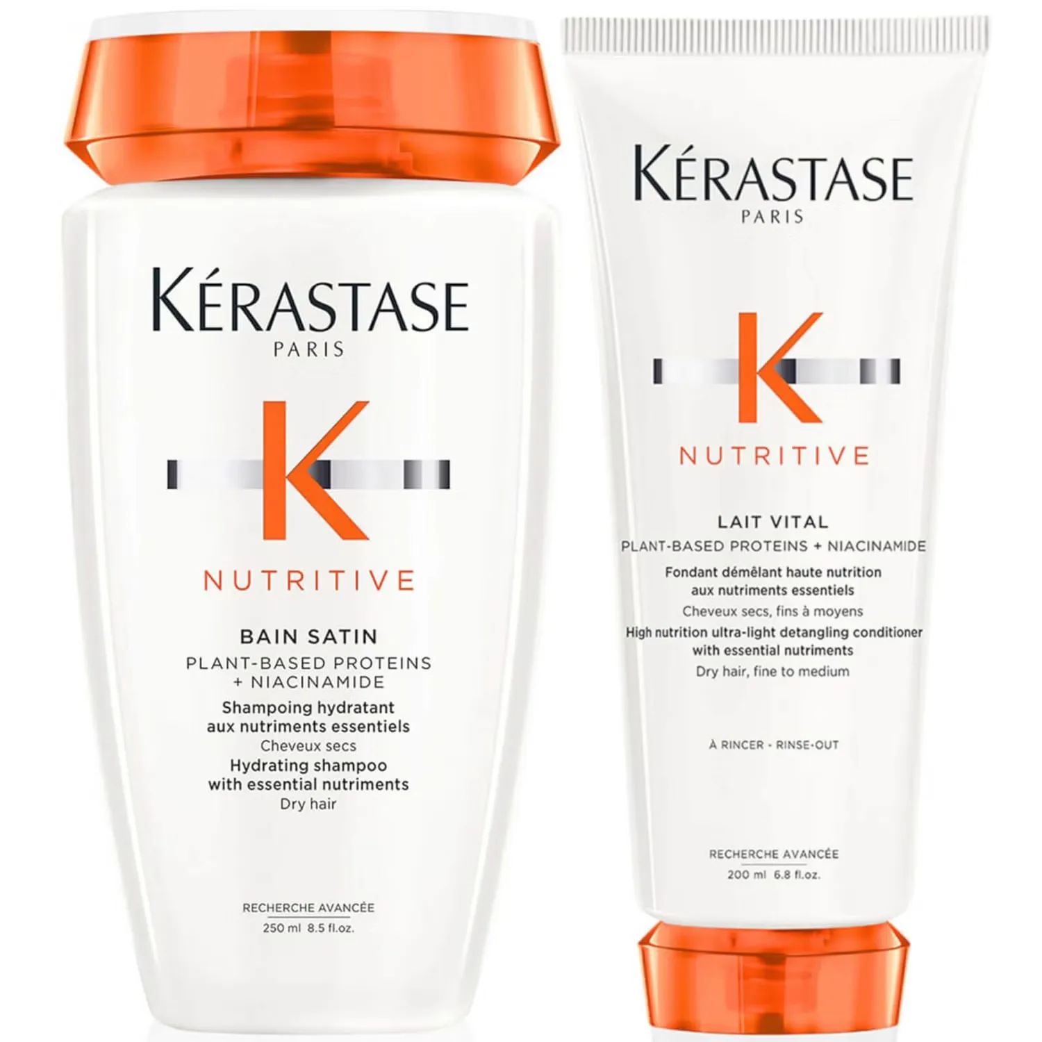 

Nutritive Nourish and Hydrate Дуэт шампуня и кондиционера для тонких и средних сухих волос Kerastase