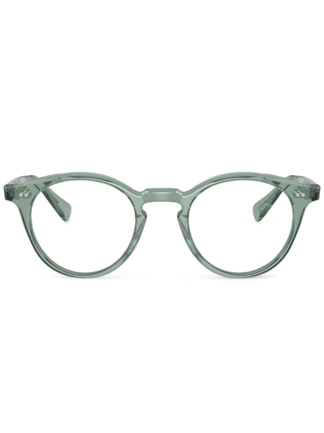 

Oliver Peoples очки в круглой оправе, зеленый