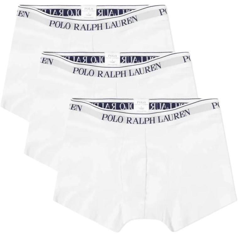 

Трусы мужские 3 шт белые Polo Ralph Lauren