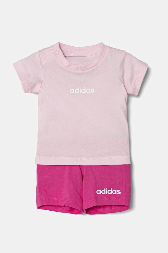 

Хлопковый комплект для малышей Adidas, розовый