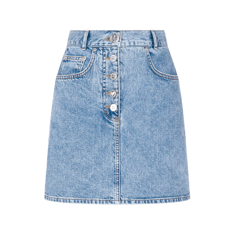 

Джинсовая юбка MOSCHINO, синий