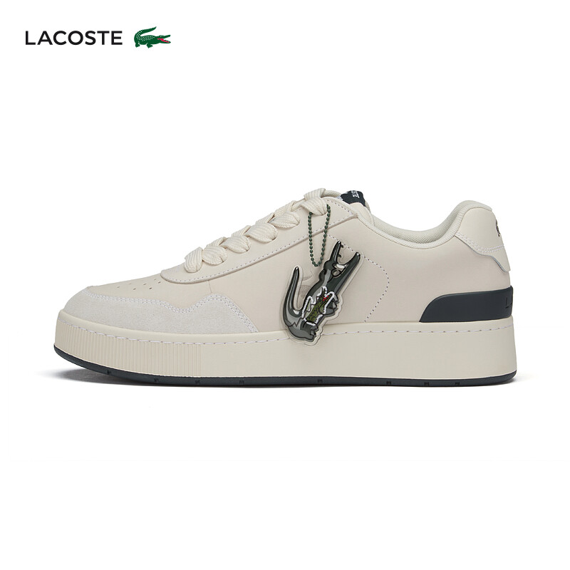 

Спортивные кроссовки Lacoste на шнуровке, айвори/темно-зеленый