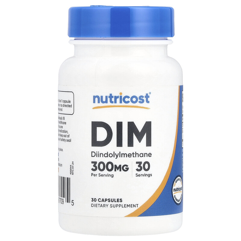 

Nutricost, DIM, 300 мг, 30 капсул
