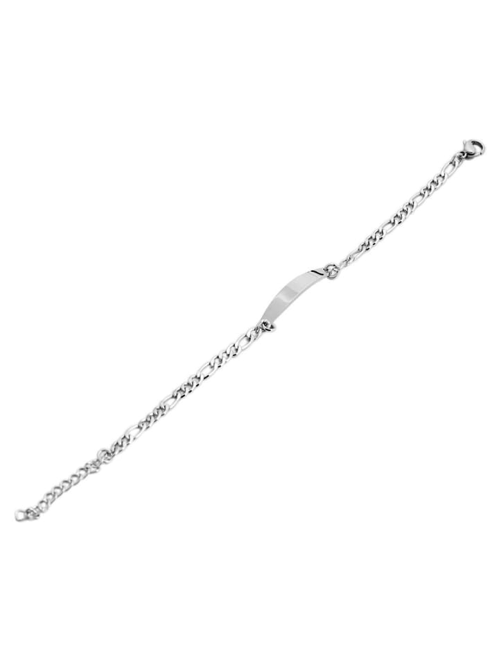 

Adeliás Женский браслет из нержавеющей стали, 19 см, серебристый