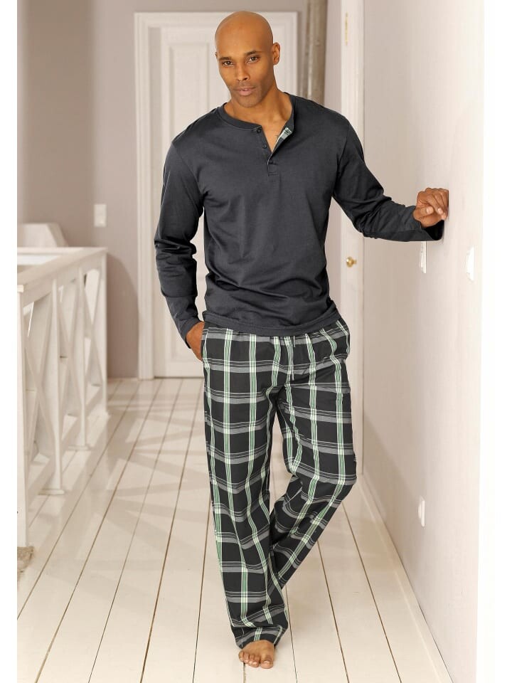 

Пижама HIS, цвет grau-grün