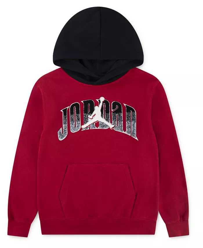 

Мальчиковая толстовка Gametime с капюшоном из флиса, размеры 8-20 Jordan, красный