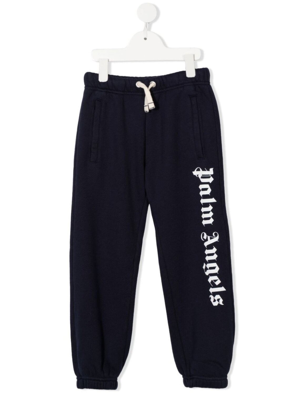 

Palm Angels Kids спортивные брюки с кулиской и логотипом, синий