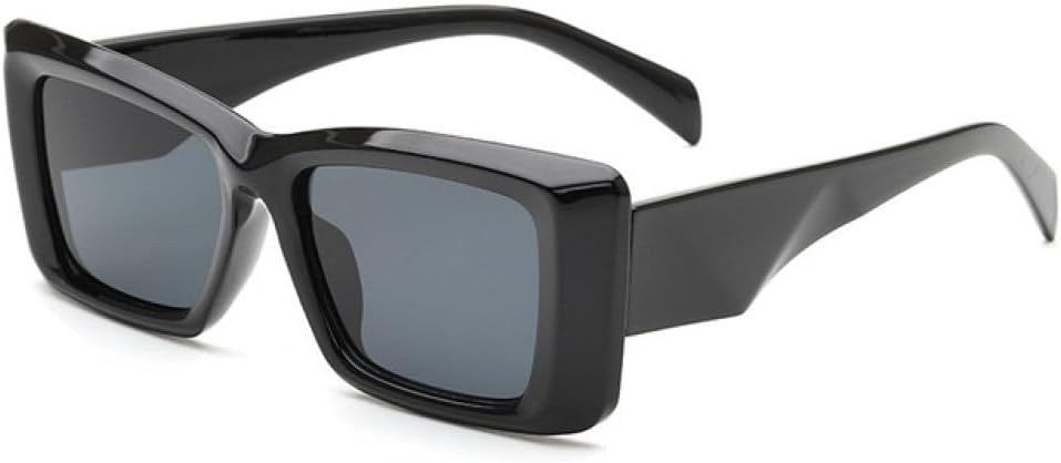 

Солнцезащитные очки прямоугольной формы для женщин, защита от УФ-излучения UV400, ретро-стиль, леопардовый принт, зеленый, синий, солнцезащитные очки для мужчин LANGSER, Black