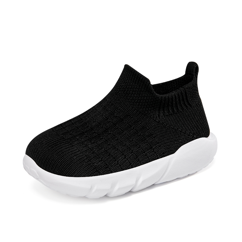 Кроссовки Slip Resistant Cushioning Rebound Breathable Low Top Pre Walking Baby Shoes Infant And Toddler Casillon, черный — фото 2